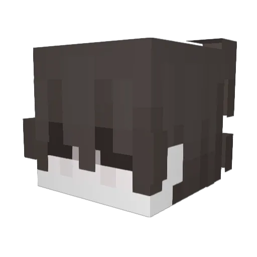 wyuh Minecraft avatar head, 3D render