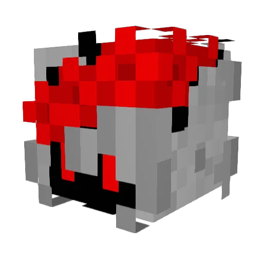 wyvern106 Minecraft avatar head, 3D render