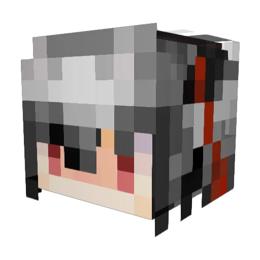 wyvern_rex Minecraft avatar head, 3D render