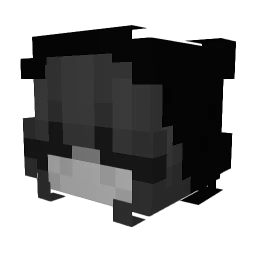 wyz789 Minecraft avatar head, 3D render