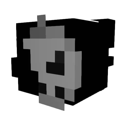 wz4n Minecraft avatar head, 3D render