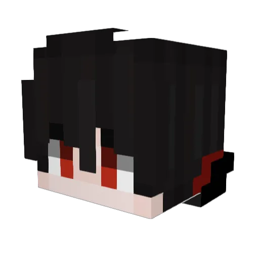 wzsj Minecraft avatar head, 3D render