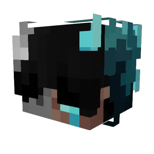 wzyenderman Minecraft avatar head, 3D render