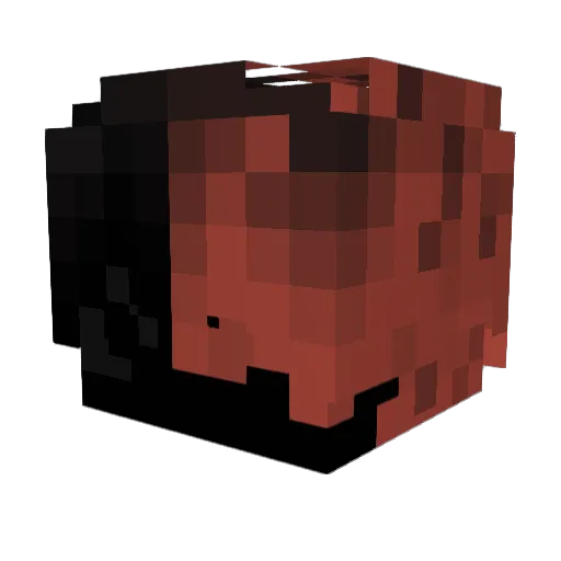 x00ncle Minecraft avatar head, 3D render