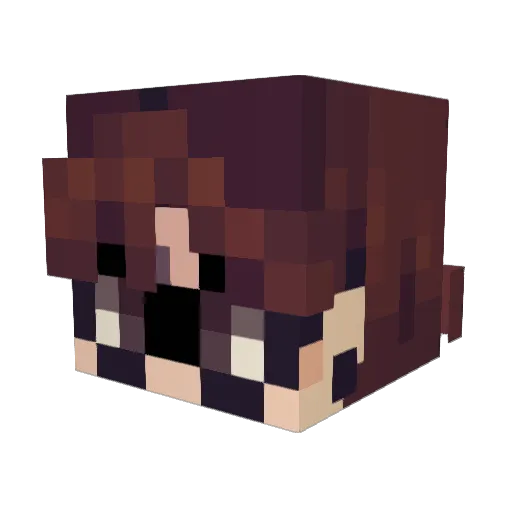x0Seven0x Minecraft avatar head, 3D render