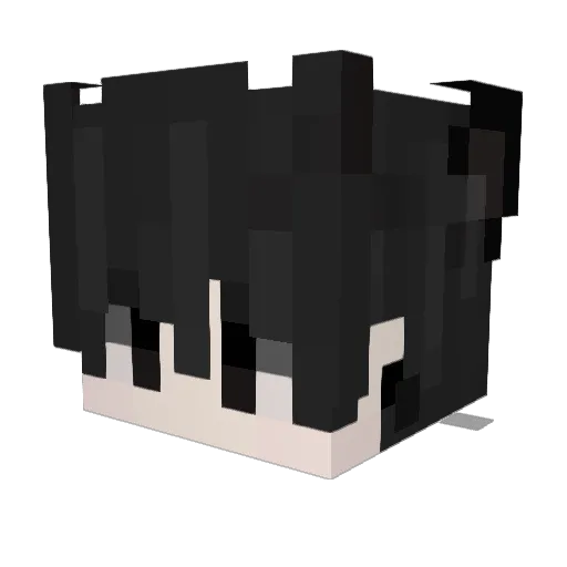 x13lue Minecraft avatar head, 3D render