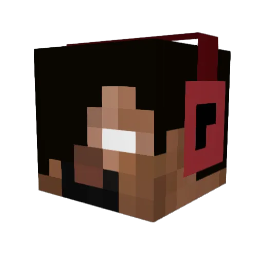 x15xpawe Minecraft avatar head, 3D render