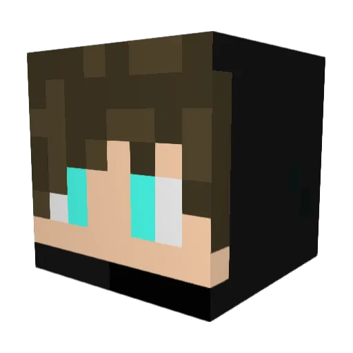 x19Gizmo87x Minecraft avatar head, 3D render