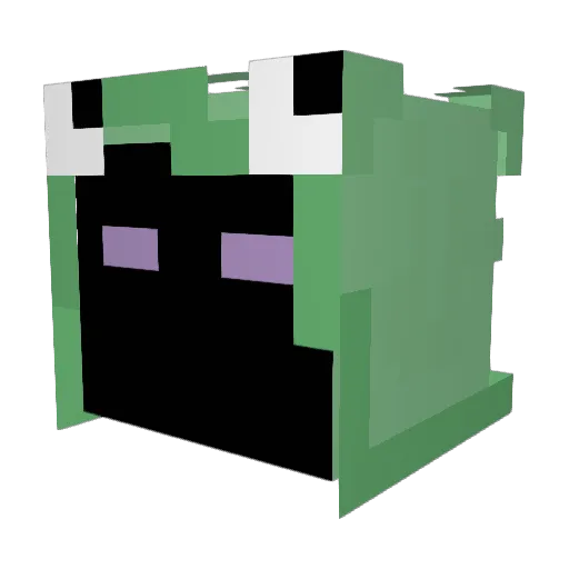 x1q0x Minecraft avatar head, 3D render