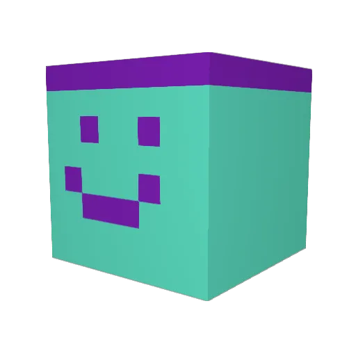 x1th01 Minecraft avatar head, 3D render