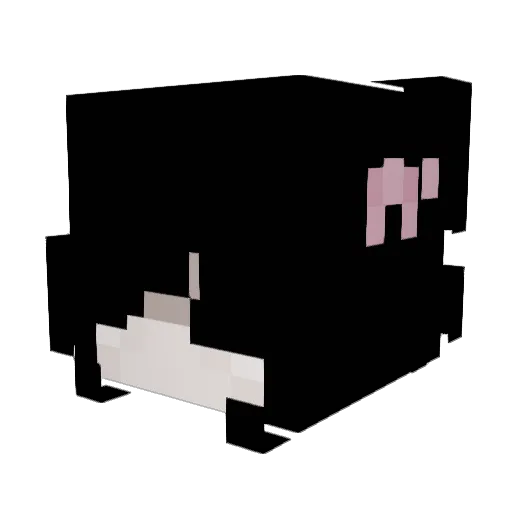 x1zc Minecraft avatar head, 3D render