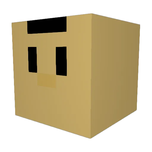 x23kile Minecraft avatar head, 3D render
