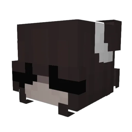 x3232x Minecraft avatar head, 3D render
