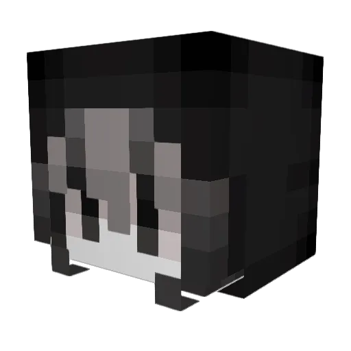x362 Minecraft avatar head, 3D render