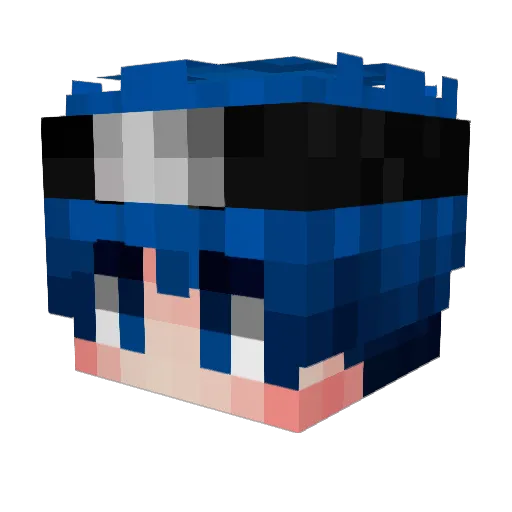 x3Dxconno7 Minecraft avatar head, 3D render
