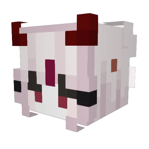 x3Fs Minecraft avatar head, 3D render
