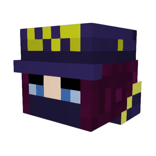 x3_Bambi_x3 Minecraft avatar head, 3D render
