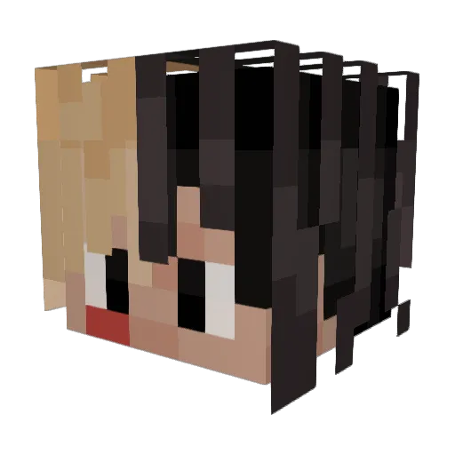 x3miner Minecraft avatar head, 3D render