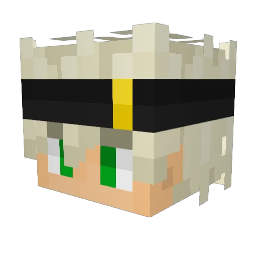 x44killr Minecraft avatar head, 3D render