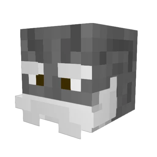 x4C657669 Minecraft avatar head, 3D render