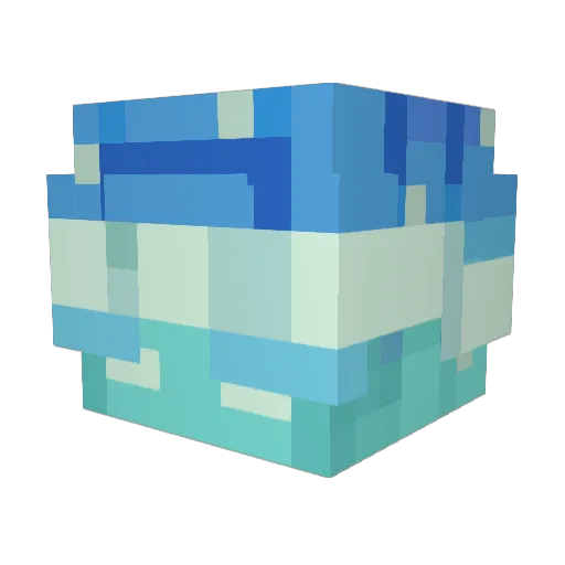 x4mad Minecraft avatar head, 3D render