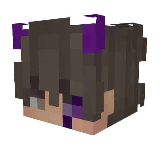 x4nth_ Minecraft avatar head, 3D render