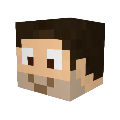 x501stMrBean Minecraft avatar head, 3D render