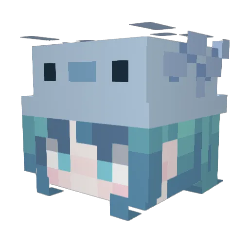 x6__ Minecraft avatar head, 3D render