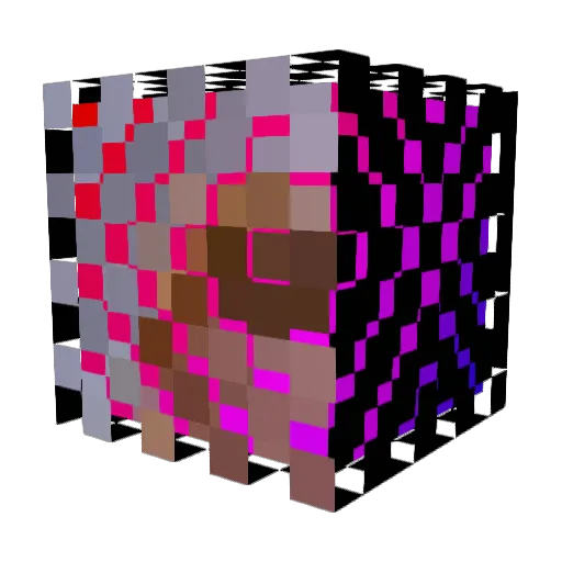 x6r9 Minecraft avatar head, 3D render