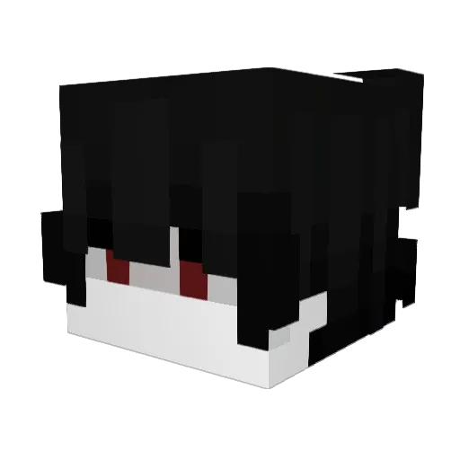 x8li4 Minecraft avatar head, 3D render