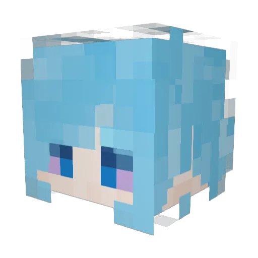 x91n1 Minecraft avatar head, 3D render
