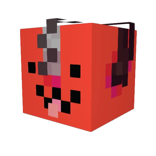 x98percentmilk Minecraft avatar head, 3D render