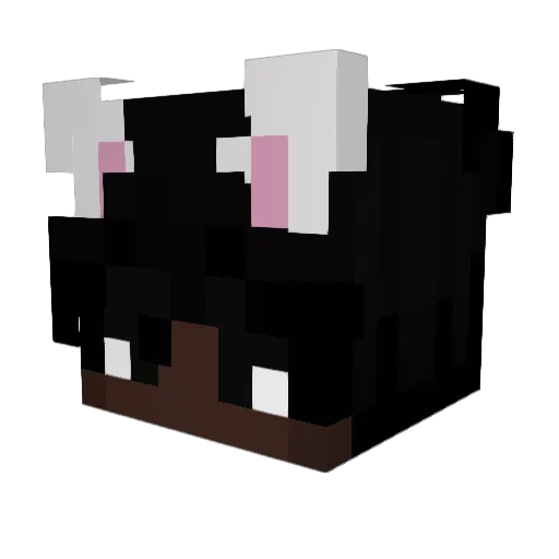 x9t Minecraft avatar head, 3D render