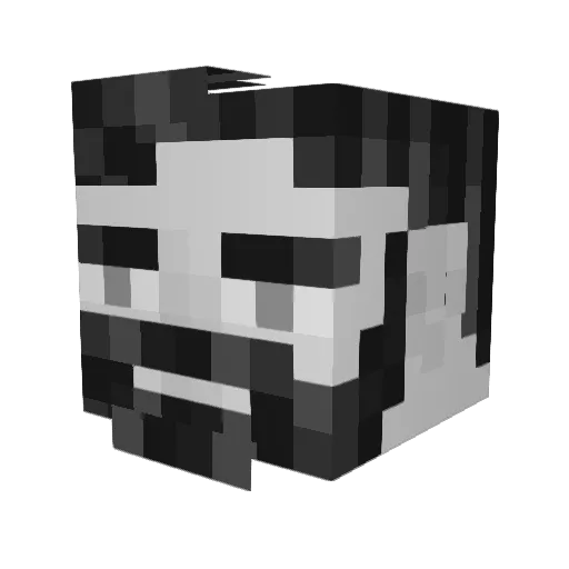 xA5 Minecraft avatar head, 3D render