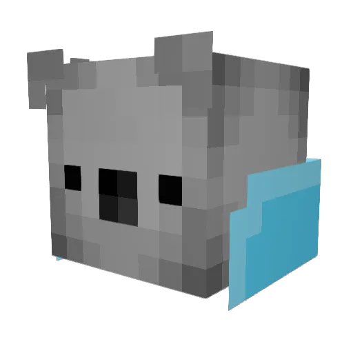 xAarkhan Minecraft avatar head, 3D render