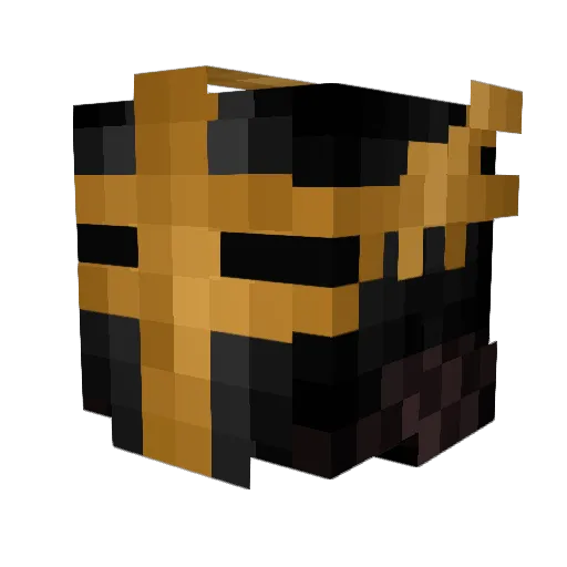 xAceTimqr Minecraft avatar head, 3D render