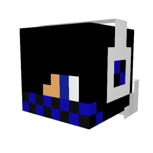 xAeternalis Minecraft avatar head, 3D render