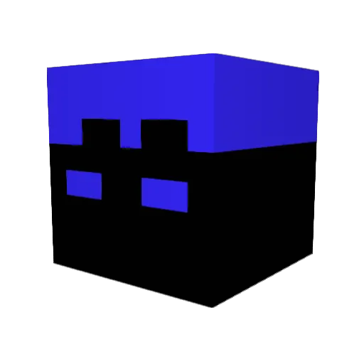 xAgent0x Minecraft avatar head, 3D render