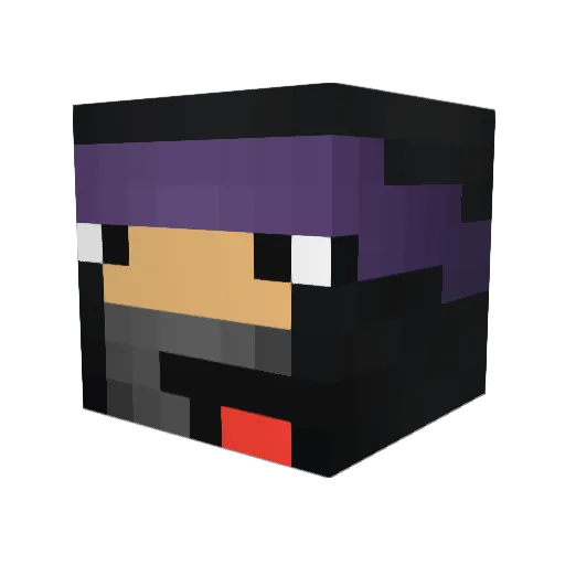 xAgentThiago Minecraft avatar head, 3D render