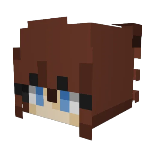 xAgoxYT Minecraft avatar head, 3D render