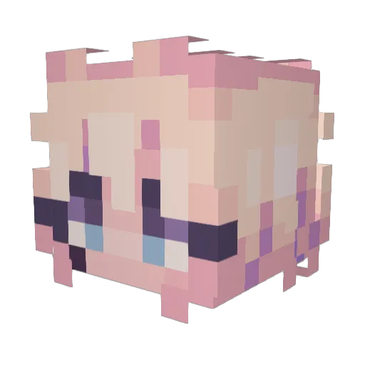 xAhoy Minecraft avatar head, 3D render