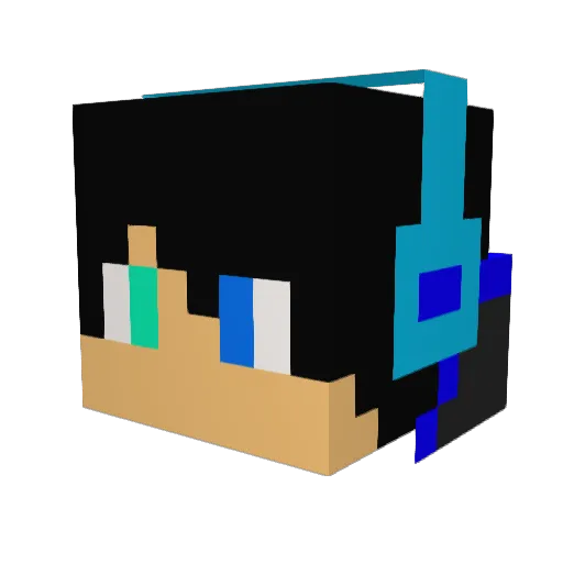 xAlex_FTW Minecraft avatar head, 3D render