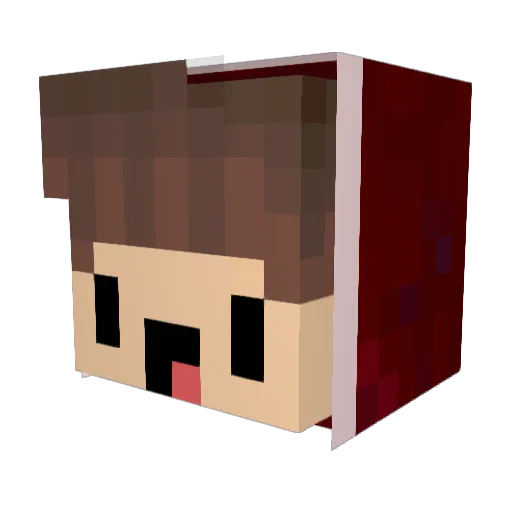 xAlper_MC Minecraft avatar head, 3D render