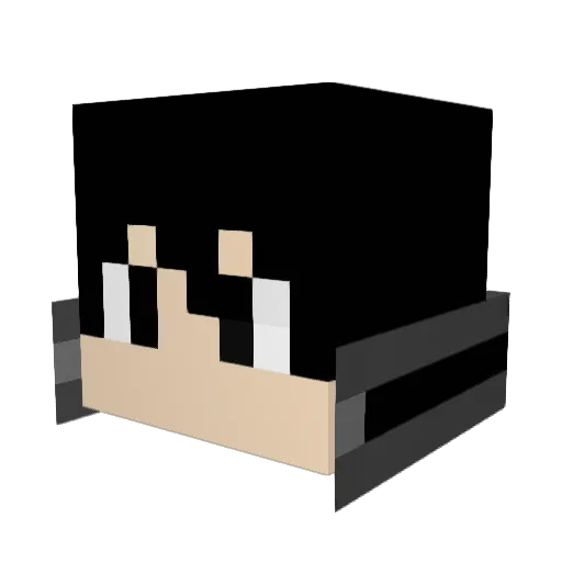 xAltrazx Minecraft avatar head, 3D render