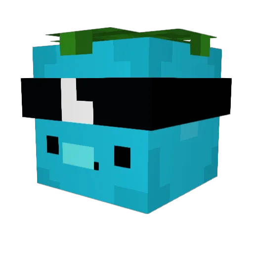 xApfelschorle_ Minecraft avatar head, 3D render