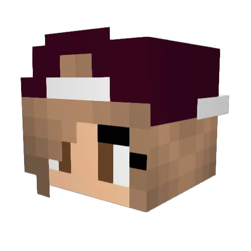 xArakhne Minecraft avatar head, 3D render