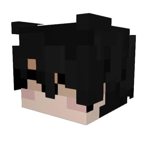 xArchAngxl Minecraft avatar head, 3D render