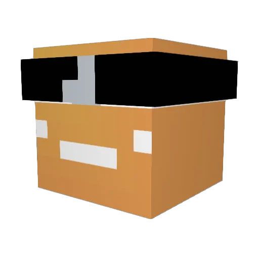 xArkham Minecraft avatar head, 3D render