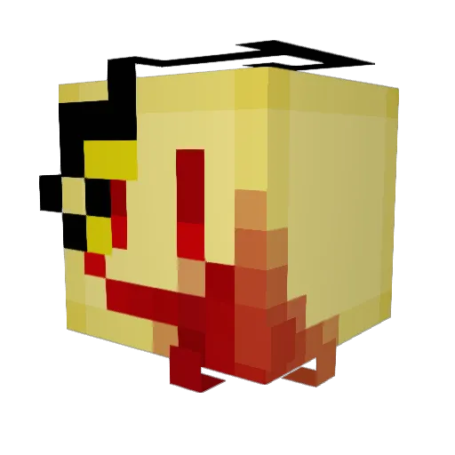 xArriannax Minecraft avatar head, 3D render