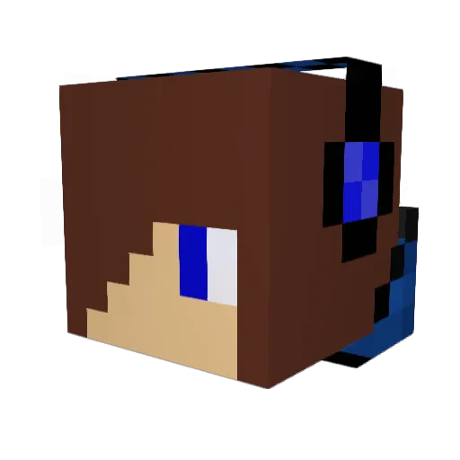xArvinGKx Minecraft avatar head, 3D render